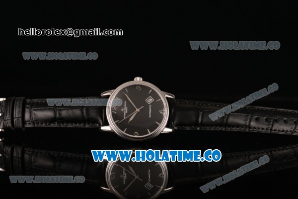 Vacheron Constantin Patrimony Miyota 9015 Automatic Steel Case with Black Dial and Silver Arabic Numeral/Stick Markers - Click Image to Close